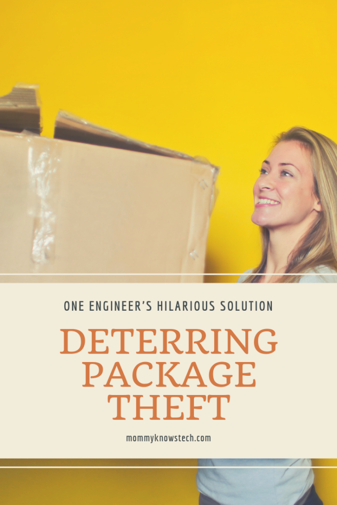 If you've got package thieves you want to scare away, you'll appreciate this engineer's ingenious solution. Though most of us probably lack the resources to make an exact replica, this video will have you laughing and get your mental gears turning to make your own solution!